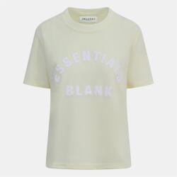 Blank Essentials Дамска тениска Blank Essentials Blank Arched Print Puff T-Shirt Ladies - Celstial Yellow