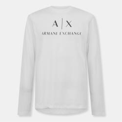 Armani Exchange Тениска Armani Exchange Men's Long Sleeve Slim Fit T-Shirt - White