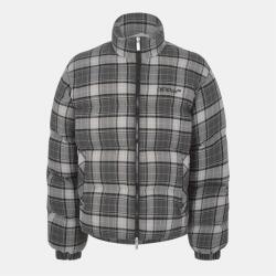 OFF WHITE Яке OFF WHITE Men's Spray Down Medium Puffer Jacket - Dark Grey