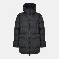 Rains Яке Rains Men's Alta Waterproof Long Puffer Jacket - Black 01