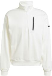Adidas Men's Quarter Zip Fleece - Off White