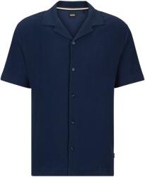 HUGO BOSS Риза с къс ръкав Boss Men's Powell 129 Short Sleeve Shirt - Dark Blue 404