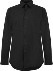 HUGO BOSS Men's HBB Hank Kent Shirt Precision Tailoring Comfort - Black 001