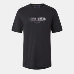 Tommy Hilfiger Тениска Tommy Hilfiger Regular Fit Logo T-Shirt - Black BDS
