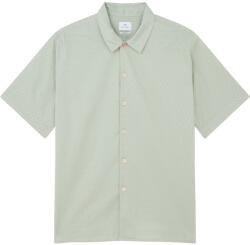 PS Paul Smith Риза с къс ръкав PS Paul Smith Men's Short Sleeve Tailored Fit Shirt - Green 30C