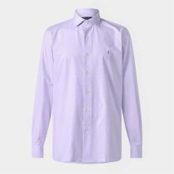 Ralph Lauren Men's Poplin Check Long-Sleeve Patterned Shirt - Light Lilac