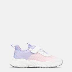 Slazenger Маратонки Slazenger Kids' Skye Textile Hook and Loop Runners - White/Purple