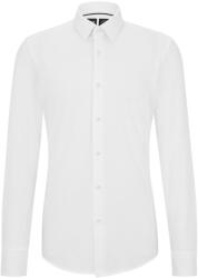 HUGO BOSS Риза с дълъг ръкав Boss Men's Hank Long Sleeve Oxford Shirt - White