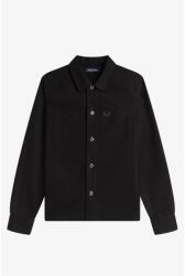 Fred Perry Men's Brushed Twill Overshirt - Black 102