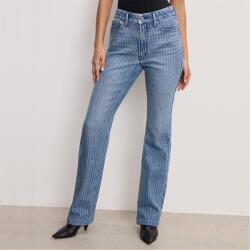 Good american Дънки GOOD AMERICAN Women's Rhinestone Straight Leg Jeans - indigo728