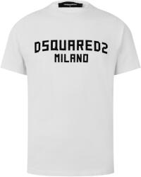Dsquared2 Тениска DSQUARED2 Dsquared2 Milano Cool Fit Logo Print T-Shirt - White Black