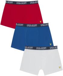Lyle and Scott Боксерки Lyle and Scott Kids' 3-Pack Core Trunks - Blu/Red/Wht