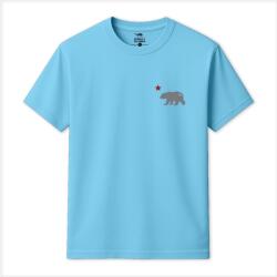 Republic of California Тениска Republic of California Men's Cali Bear T-Shirt - Sky Blue