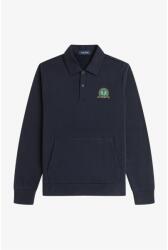 Fred Perry Блуза Fred Perry Men's Badge Collar Ribbed Crew Sweatshirt - Navy 608