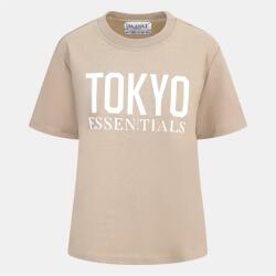 Blank Essentials Тениска Blank Essentials Women's Tokyo Cotton Short Sleeve Oversized Fit T-Shirt - Summer Sand