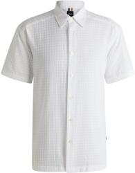 HUGO BOSS Men's HBB C CORY Plain Short-Sleeve Shirt - White 100