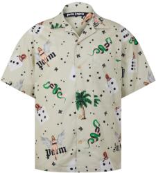 Palm angels Pin Up Bowling Shirt - Ivory