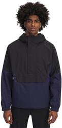 Under Armour Men's Cloudstrike Waterproof Half-Zip Packable Rain Anorak - Black