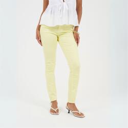Brave Soul Дамски дънки Brave Soul Womens Slim Fit Pastel Yellow Jeans - Lemon