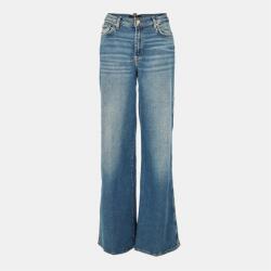7 For All Mankind Дънки 7 For All Mankind Women's Lotta Wide Leg Jeans - Mid Blue