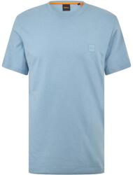 Boss Тениска Boss Mens BOSS ORANGE Tales T-Shirt with Logo Patch Premium Cotton - Pastel Blue