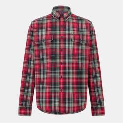 Ralph Lauren Риза с дълъг ръкав Polo Ralph Lauren Men's Long Sleeve Flannel Shirt - Red/Black Multi