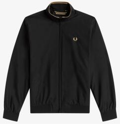 Fred Perry Яке Fred Perry Mens Brentham Cotton Long Sleeve Harrington Jacket - Black 350