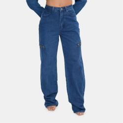 I Saw It First Дънки I Saw It First Straight Leg Jeans - Mid Blue