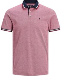 JACK & JONES Блуза с яка Jack and Jones Paulos Tipped Pique Short Sleeve Polo Shirt - Rio Red