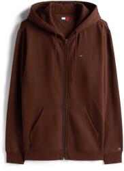 Tommy Hilfiger Суичър Tommy Jeans Flag Basic Zip Hoodie - Rich Brown