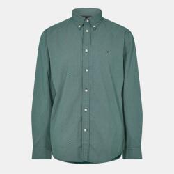 Tommy Hilfiger Men's Long-Sleeve Poplin Print Patterned Shirt - Orna Green 0H9