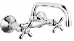 FERRO Retro New fali mosdó csaptelep, króm (5901095603907)