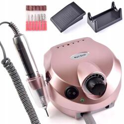 eVanda Professzionális Körömmaró Gép Manikűr Pedikűr 65W Marókészlet (Nail Drill Mocna Dodatkowe Frezy Cicha Różowa)