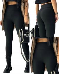 Distribution4you Bélelt Modellező Leggings Termo Meleg Bordázott Magas Derék (ciepłe czarne) - allegro - 2 765 Ft