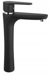 FERRO Algeo fekete pultra szerelhető mosdó csaptelep (BSC2LBL)