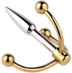 UrethralPlay Urethra Plug Tri Balls - prémium urethra izgató, 8mm átmérő - adultshopone - 9 590 Ft