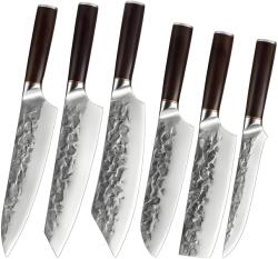 HARAHU WO-39187 Konyhakés készlet - 6db/Barna KP39187