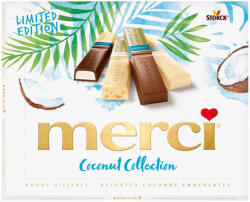 merci csokoládékülönlegesség 250g töltött és töltetlen Coconut Collection