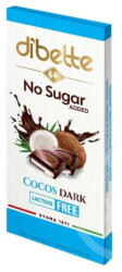 DIBETTE NAS töltött étcsokoládé 80g kókusz ízű krémmel HCN laktózm