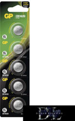 GP Batteries lítium gombelem CR1620 5db/bliszter (B1570)