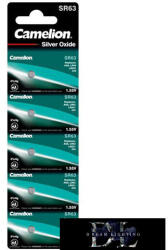 Camelion ezüst-oxid gombelem 1.55V SR63W/G0/379-BP5 (SR63-BP5)