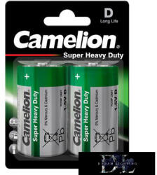 Camelion SUPER HEAVY DUTY cink-klorid elem R20/D-BP2 (R20P-BP2G)