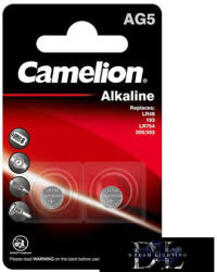 Camelion alkáli gombelem 1.5V AG5/LR48/LR754/393-BP2 (AG5-BP2)