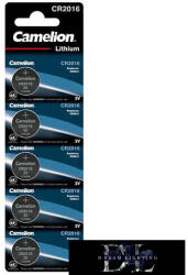 Camelion lítium gombelem 3V CR2016-BP5 (CR2016-BP5)