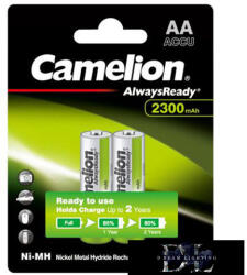 Camelion AlwaysReady NI-MH újratölthető akkumulátor HR6/AA/2300mAh-BP2 (NH-AA2300ARBP2)