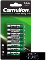 Camelion SUPER HEAVY DUTY cink-klorid elem R03/AAA-BP8 (R03P-BP8G)