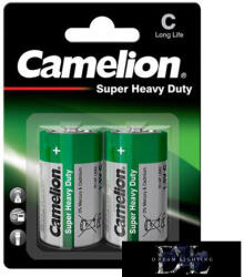 Eldlux CAMELION SUPER HEAVY DUTY cink-klorid elem R14/C-BP2 (R14P-BP2G)