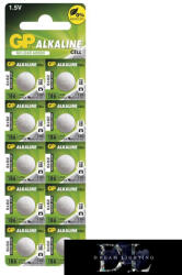 GP Batteries alkáli gombelem LR43 (186F) 10db/bliszter (B1386)