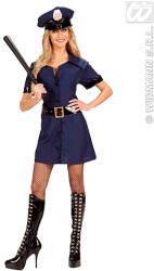 Widmann Rendőrnő jelmez felnőtteknek - S méret (MOL-77231)