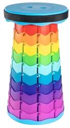 Herzberg Home & Living Herzberg hg-04067: teleszkópos állítható összecsukható kültéri szék - többszínű (HG-04067)